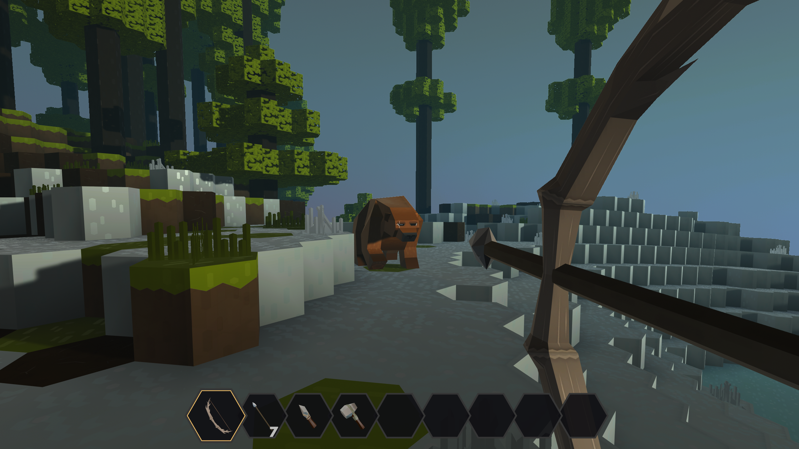 Bear Hunting An image of PlanetSmith. title: Bear Hunting, description: PlanetSmith Survival huting with a bow for bears.